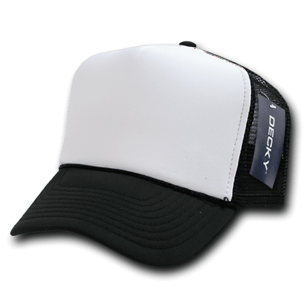 DECKY Two Tone Snap Back Trucker Baseball Cap Hat 